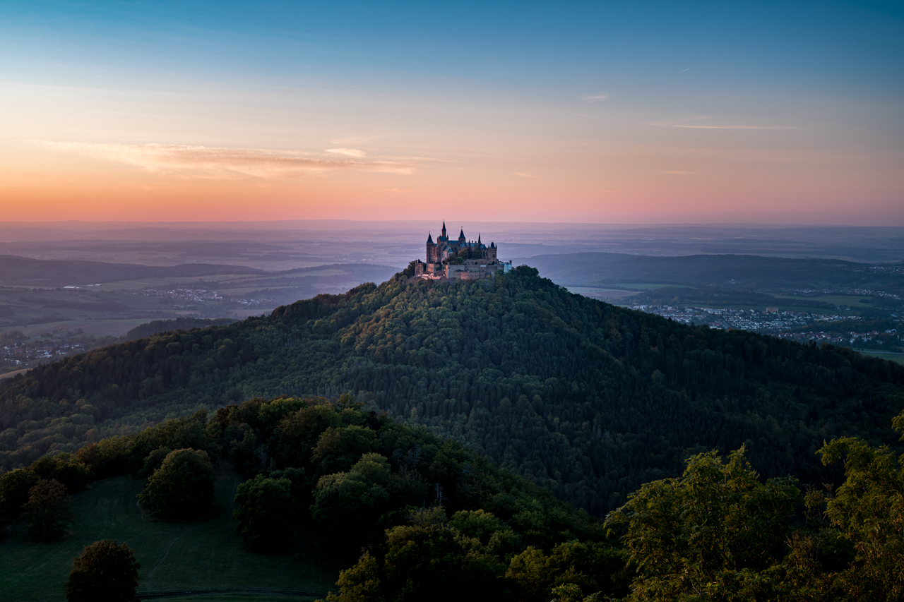 
Caste Hohenzollern viewpoint Zeller Horn.
