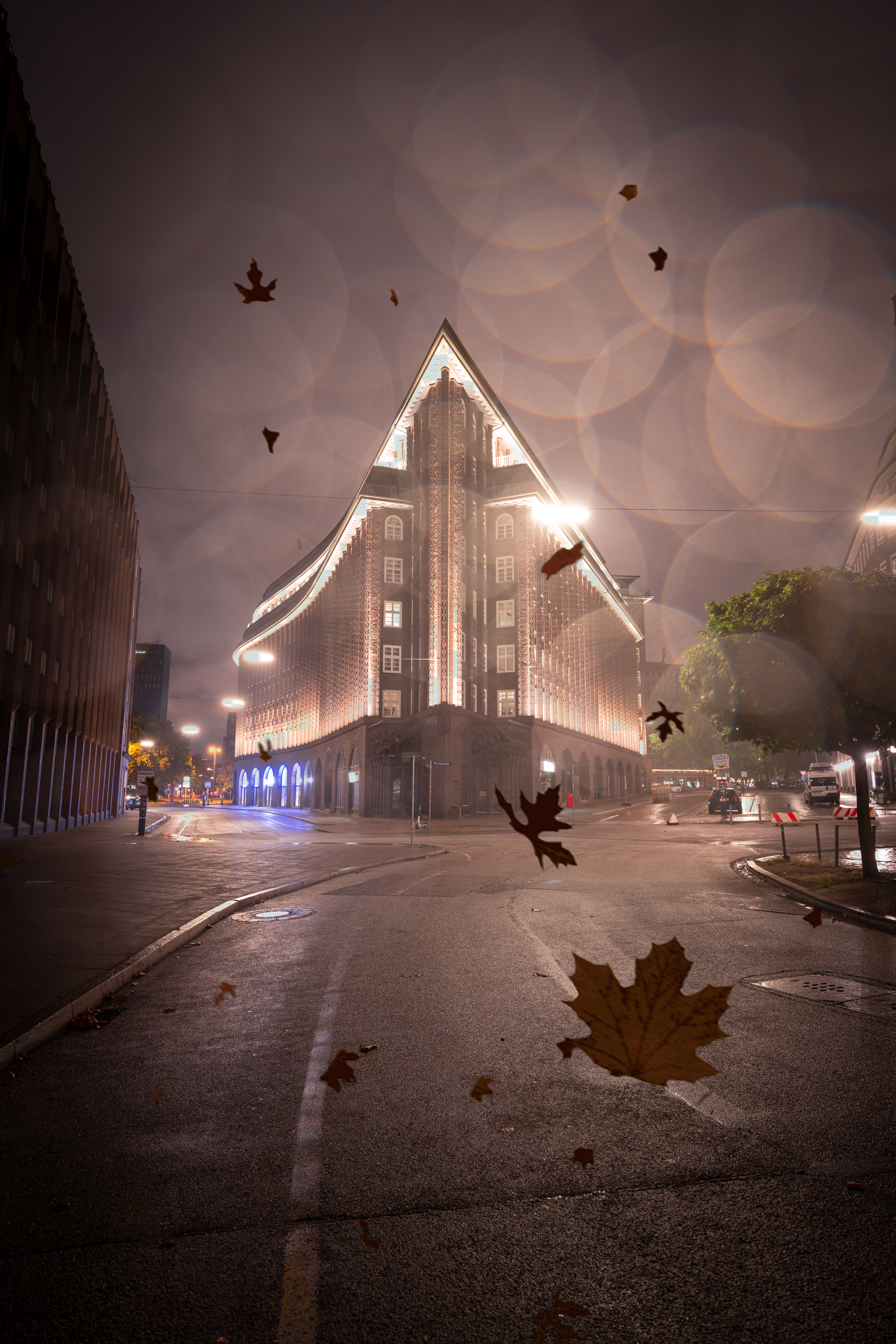 
Chile Haus during autumn
